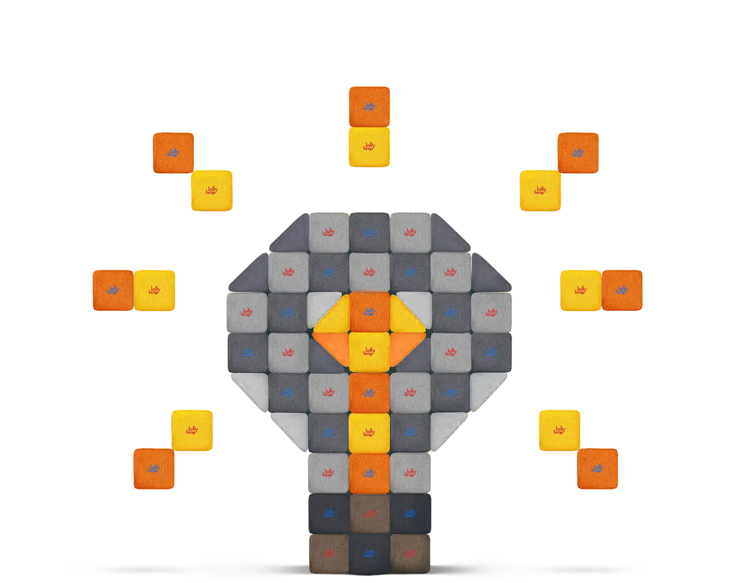 Soft Magnetic Blocks for Soft Play, Therapy and Learning- JollyHeap